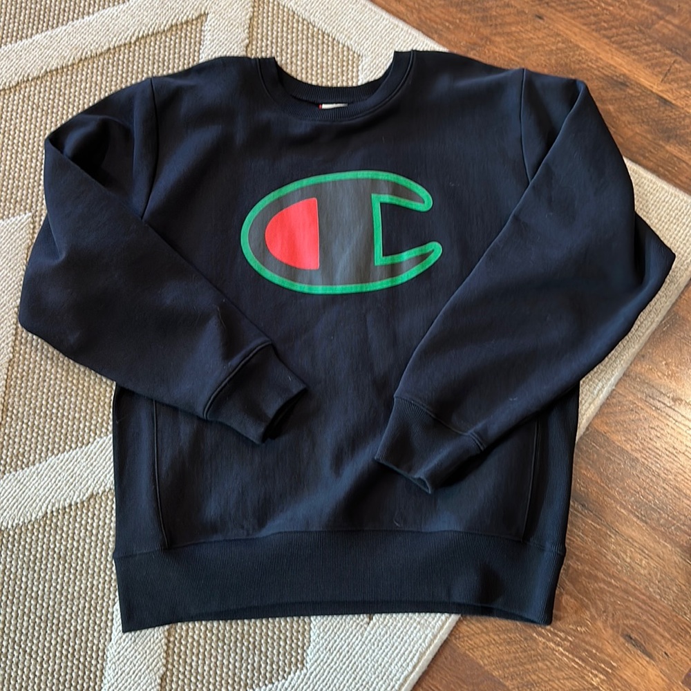 EUC Denim Tears x Champion Reverse Weave Warmup Crewneck Sweatshirt XL